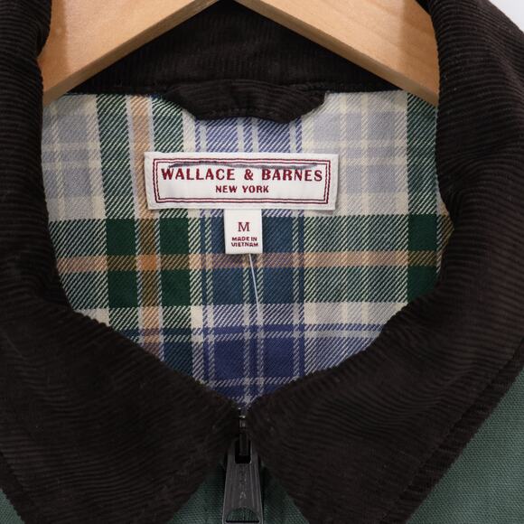 J.Crew Wallace & Barns Lightweight Canvas Work Jacket Washed Olive Medium NWT - Picture 4 of 10